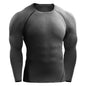 Camiseta de Manga Longa de Compressão Masculina, Camiseta Elástica de Treinamento, Camiseta de Ginástica Fitness, Legging para Treino, Camisa Esportiva Masculina, Camiseta de Corrida Atleta