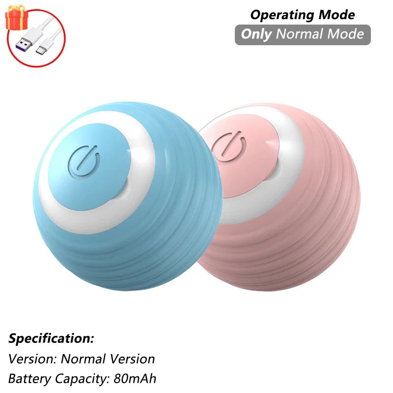 Brinquedo Interativo para Gatos - Bola Automática com Cauda, Recarga USB, Brinquedo Inteligente para Estímulo e Diversão do Pet