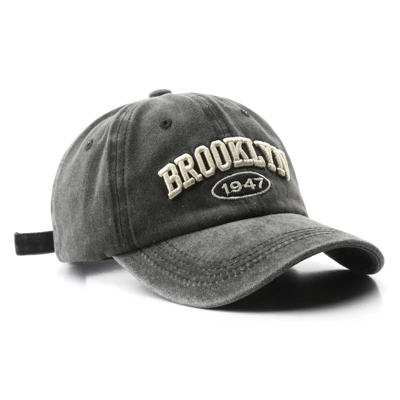Boné de Beisebol Casual Unissex com Proteção Solar | Ajustável | Lettering Estilo Casual