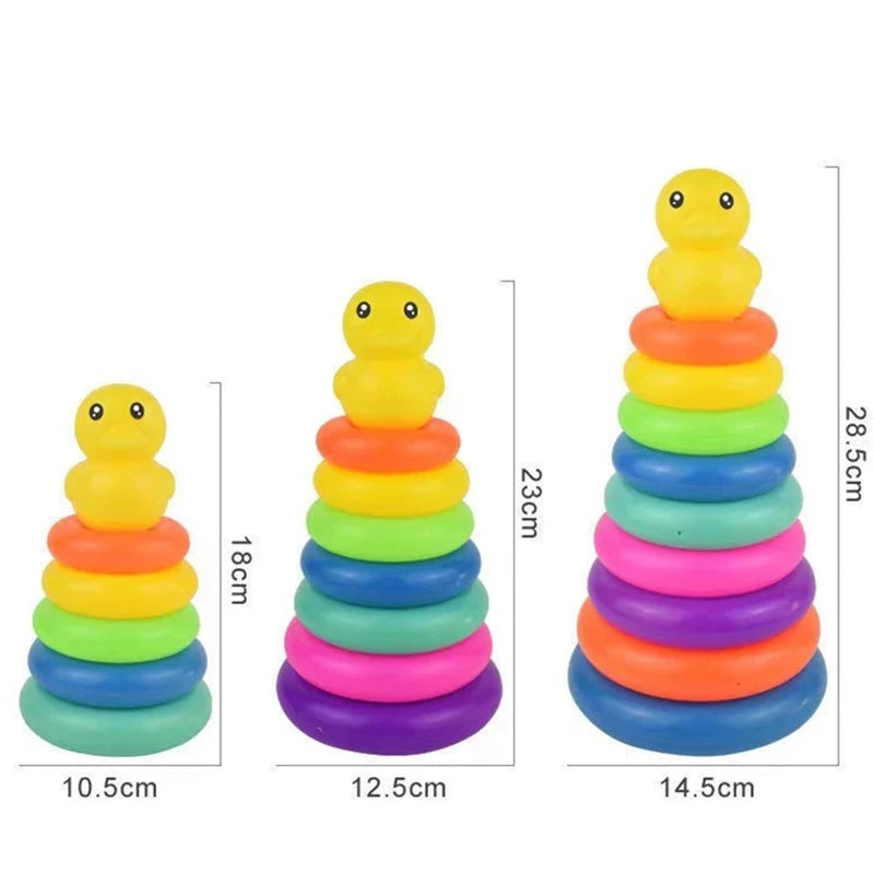 Brinquedo Montessori para Bebê - Torre de Bola Rolante, Jogo Educacional Montessori, Brinquedo de Empilhamento para Desenvolvimento do Bebê (1-3 anos)