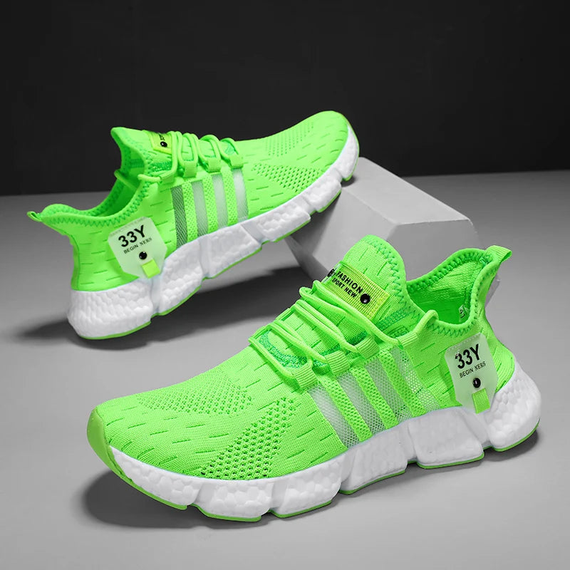 Unisex Sneakers Fashion Light comfortable Sneakers For Men Women Fitness Running Shoes Trainer Race Breathable Couple Tenis Shos