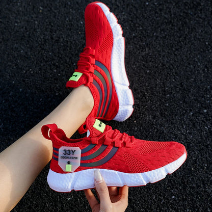 Tênis Feminino Casuais Esportivos | Respirável, Leve e Antiderrapante | Para Caminhada e Corrida | Sola Vulcanizada