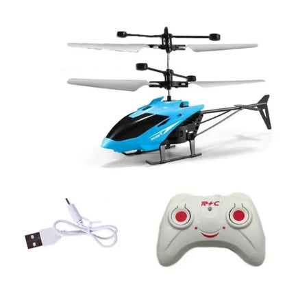 Drone Mini RC Recarregável, Helicóptero RC Remoto à Prova de Quedas - Brinquedo para Crianças