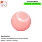 Brinquedo Interativo para Gatos - Bola Automática com Cauda, Recarga USB, Brinquedo Inteligente para Estímulo e Diversão do Pet