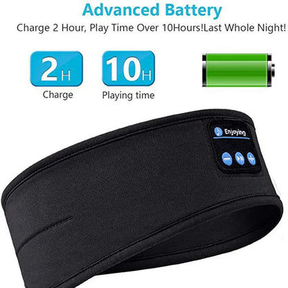 Fone de Ouvido Bluetooth Sem Fio Esportivo Máscara de Olhos Headband Bluetooth - Air Pro Earbuds