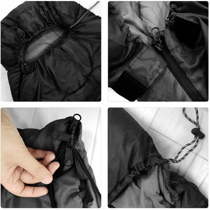 Saco de Dormir para Acampamento Leve 4 Estações - Saco de Dormir Envelope para Caminhadas ao Ar Livre, Múmia, Algodão, Inverno