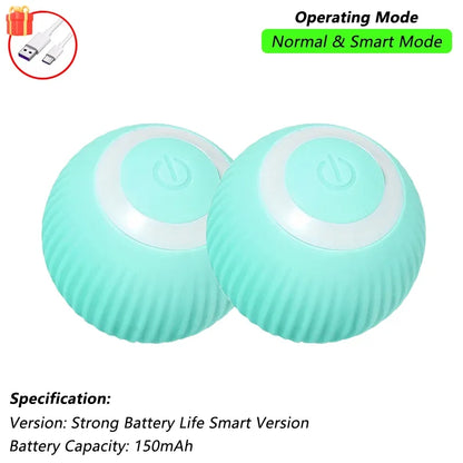Brinquedo Interativo para Gatos - Bola Automática com Cauda, Recarga USB, Brinquedo Inteligente para Estímulo e Diversão do Pet