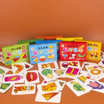 Quebra-Cabeça Educativo de Cartas - 32 Peças