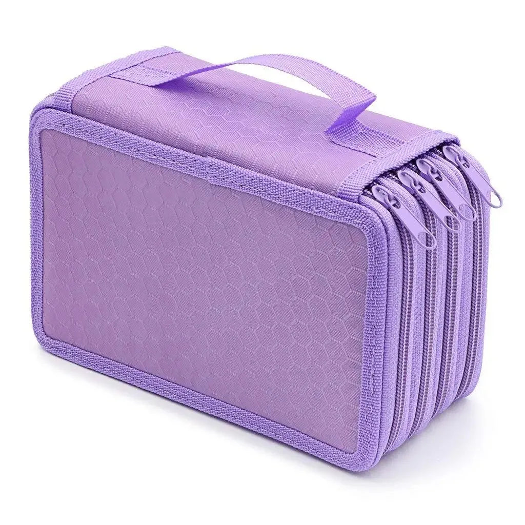 Estojo de Lápis de 72 Compartimentos - Quatro Camadas, Grande Capacidade, Estilo Kawaii, para Armazenamento de Canetas, Volta às Aulas, Suprimentos de Escritório
