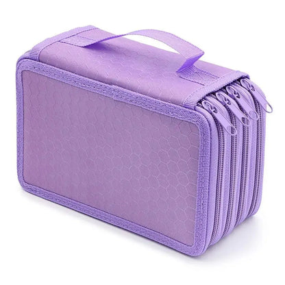 Estojo de Lápis de 72 Compartimentos - Quatro Camadas, Grande Capacidade, Estilo Kawaii, para Armazenamento de Canetas, Volta às Aulas, Suprimentos de Escritório