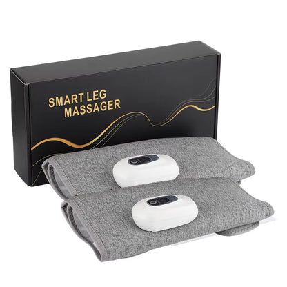 Massageador Elétrico 360° de Pressão de Ar para Panturrilhas, Massagem Sem Fio para Pernas, 3 Modos de Compressão com Bolsa de Ar, Relaxamento dos Músculos das Pernas e Pés, Circulação Sanguínea.