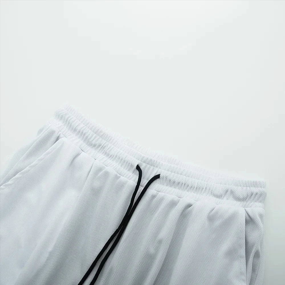 Shorts esportivos masculinos dois em um respirável casual de secagem rápida shorts de camada dupla verão correndo calças esportivas M-3XL