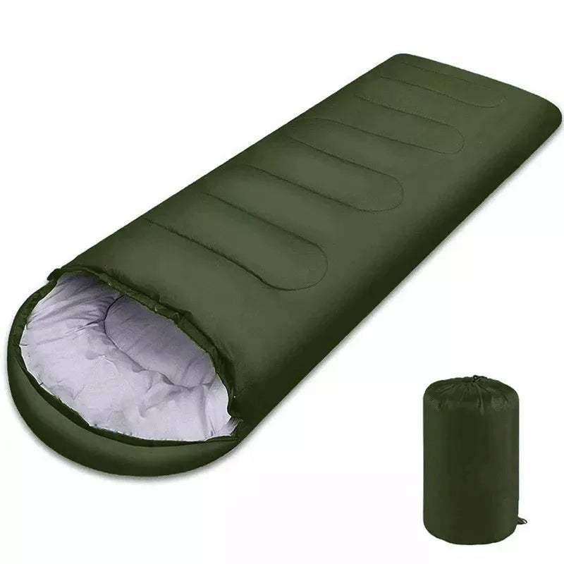 Saco de Dormir para Acampamento Leve 4 Estações - Saco de Dormir Envelope para Caminhadas ao Ar Livre, Múmia, Algodão, Inverno