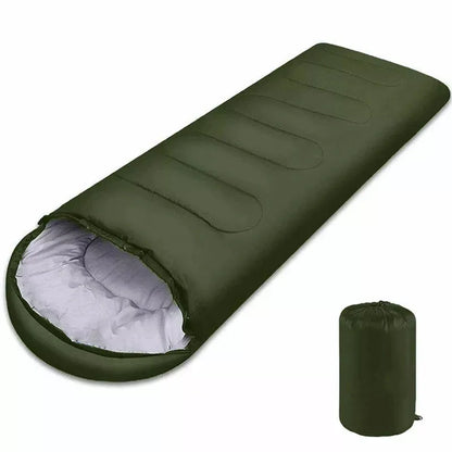 Saco de Dormir para Acampamento Leve 4 Estações - Saco de Dormir Envelope para Caminhadas ao Ar Livre, Múmia, Algodão, Inverno