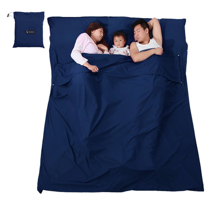 Forro de Saco de Dormir Leve (115cm x 210cm) - Saco de Dormir Portátil para Múltiplas Pessoas
