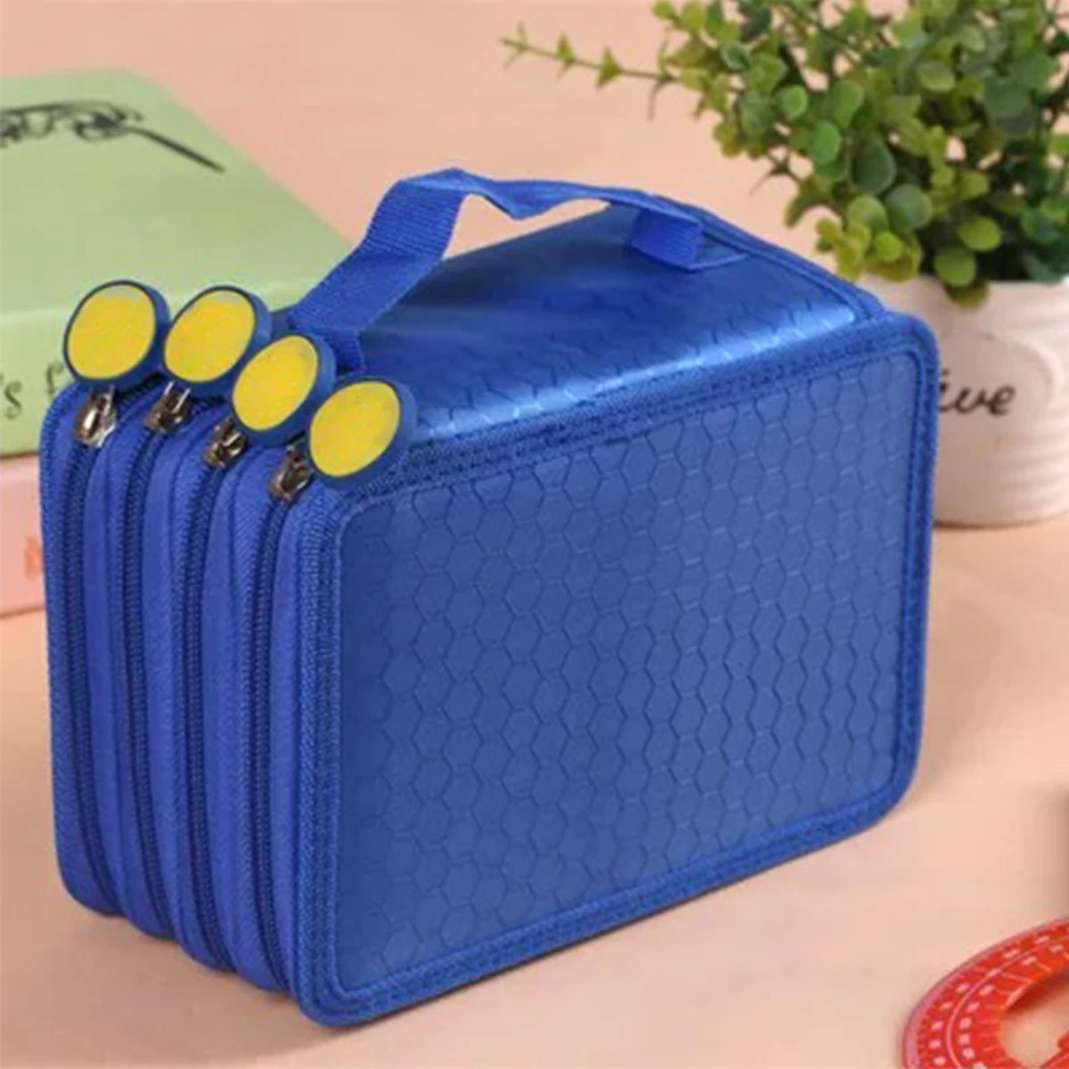 Estojo de Lápis de 72 Compartimentos - Quatro Camadas, Grande Capacidade, Estilo Kawaii, para Armazenamento de Canetas, Volta às Aulas, Suprimentos de Escritório