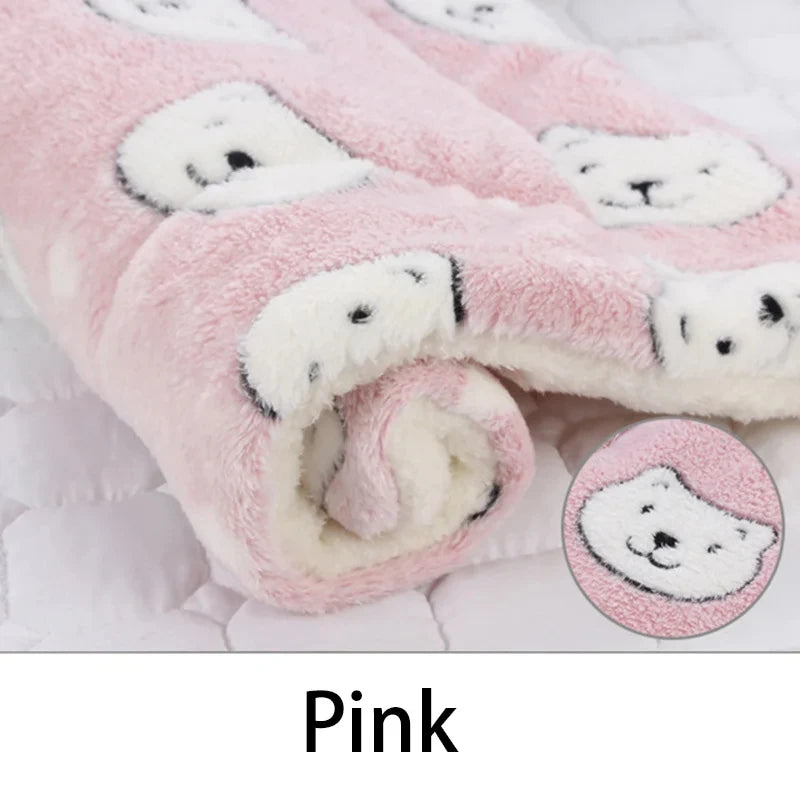 Almofada de Dormir para Pet em Flanela, Cama para Cachorro e Gato, Sofá para Cachorro, Colchão Fofo, Cobertor para Pet, Acessórios para Animais de Estimação