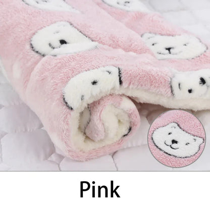 Almofada de Dormir para Pet em Flanela, Cama para Cachorro e Gato, Sofá para Cachorro, Colchão Fofo, Cobertor para Pet, Acessórios para Animais de Estimação