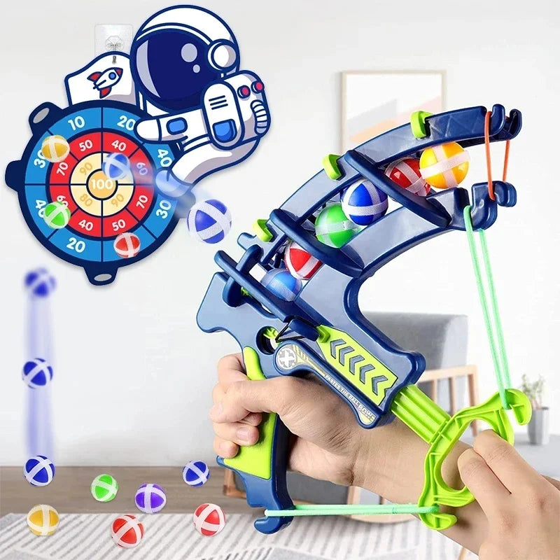 Jogo Educativo de Dardo para Bebês, Brinquedo de Bola Adesiva, Dardo Indoor, Jogos Montessori para Crianças de 3 a 7 Anos**