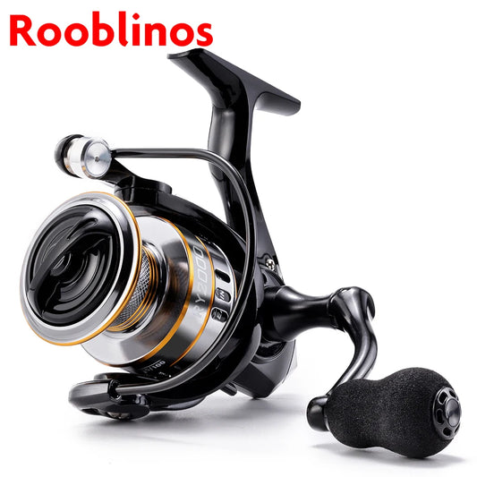 Carretel de Pesca Spinning ROOBLINOS RY - Para Água Salgada e Doce