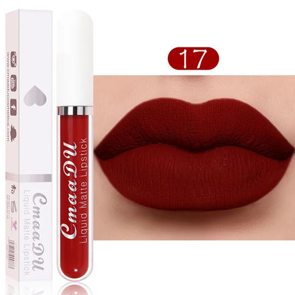 Gloss Labial Matte Sexy de Longa Duração - Velvet Red