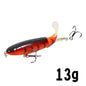 Isca Artificial Whopper Popper 10cm/14cm com Cauda Rotativa Soft - 1 Peça