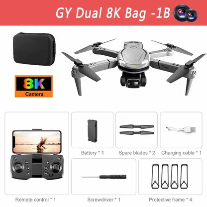 Drone Xiaomi MIJIA V88 8K 5G GPS Profissional com Câmera Dual HD - Quadcopter de Fotografia Aérea
