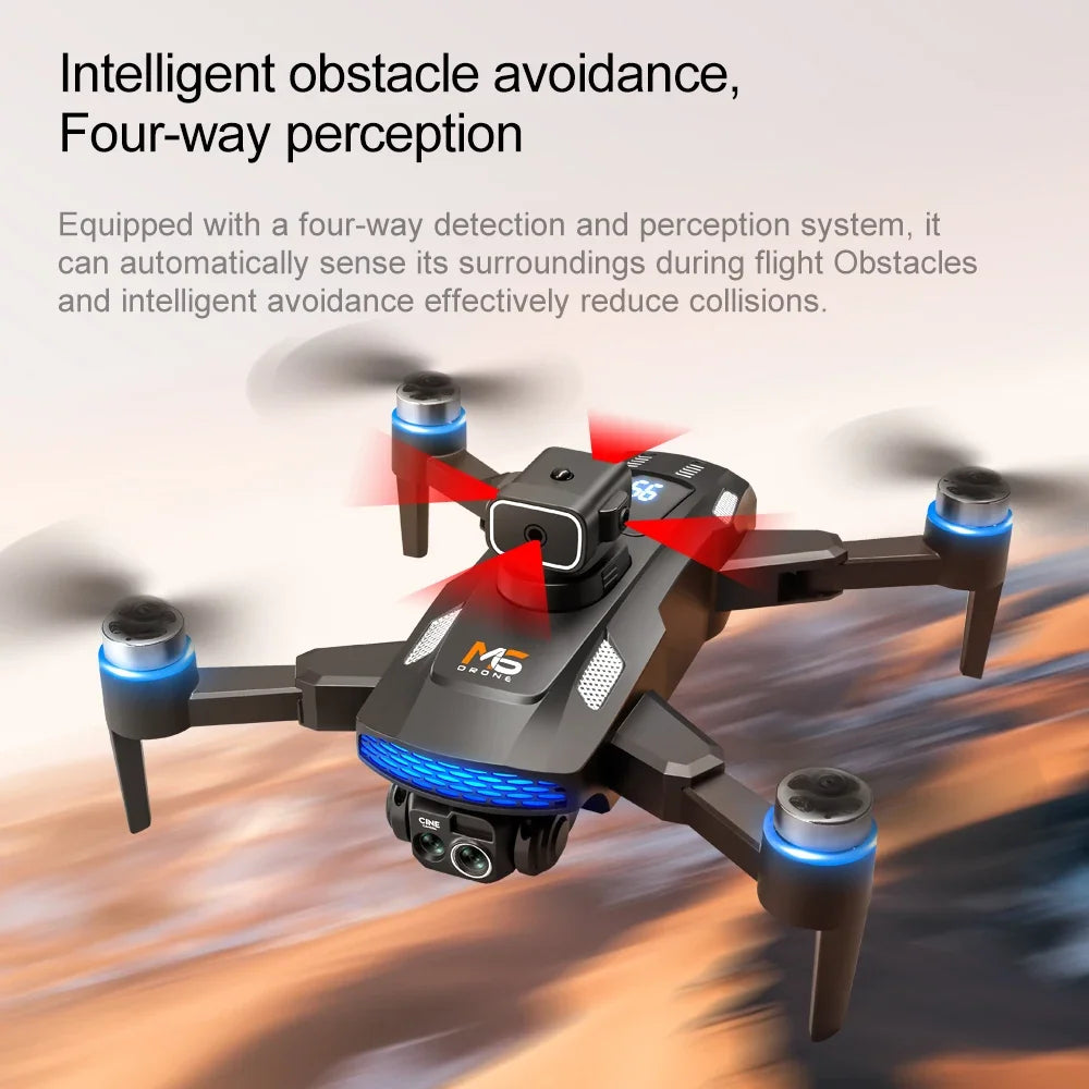 Xiaomi Mijia M6 Drone 8K - Câmera Profissional HD, 5G WIFI FPV, Controle Remoto com Tela, Quadcopter UAV