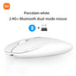 Mouse Bluetooth Xiaomi 2.4GHz - Sem Fio, Recarregável e Silencioso com Ajuste de DPI