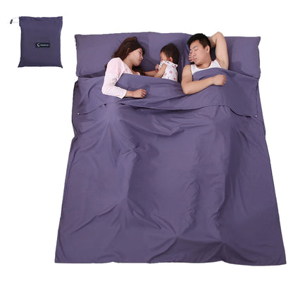 Forro de Saco de Dormir Leve (115cm x 210cm) - Saco de Dormir Portátil para Múltiplas Pessoas
