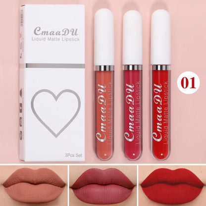 Gloss Labial Matte Sexy de Longa Duração - Velvet Red
