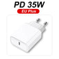 Carregador Original Apple 35W Rápido para iPhone (14, 13, 12, 11 Pro Max, XS, XR, 7, 8 Plus) USB-C com Cabo - Acessórios para Celular