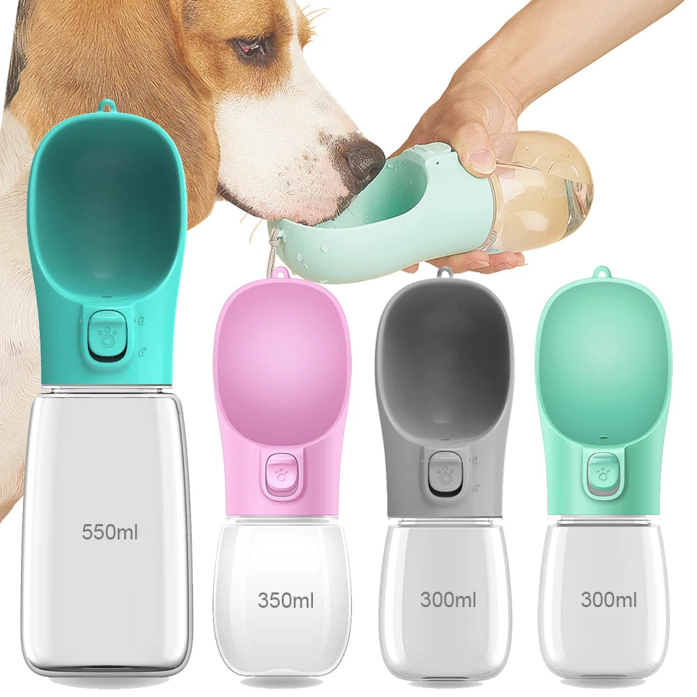 Garrafa de Água para Cachorros, Gato, Bebedouro Portátil, Sem Vazamento, Container para Bebida de Cães e Filhotes, Ideal para Viagens e Atividades ao Ar Livre, para Pug, Chihuahua, Labrador
