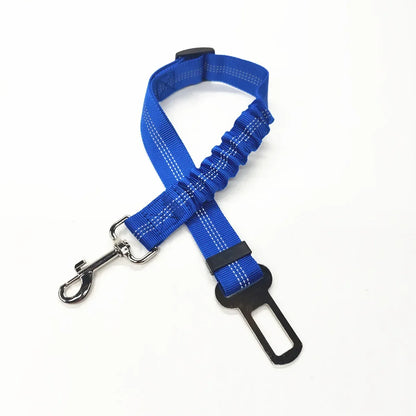 Cinto de Segurança Ajustável para Carro - Cinto de Assento para Pet, Cadeado de Segurança para Cães e Gatos, Arnês e Guia de Tração para Veículos