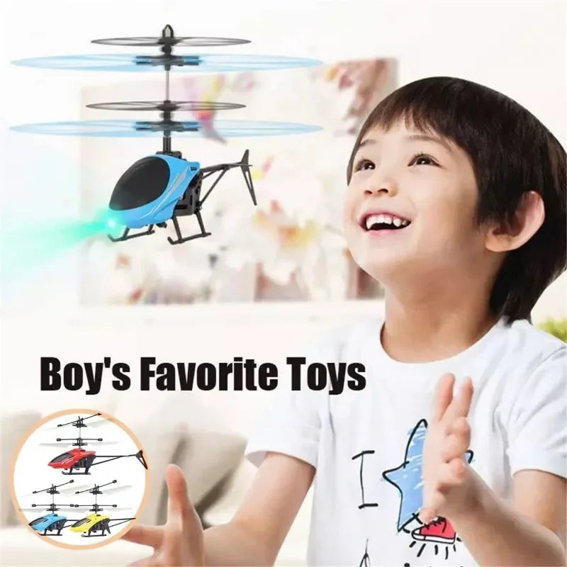 Drone Mini RC Recarregável, Helicóptero RC Remoto à Prova de Quedas - Brinquedo para Crianças