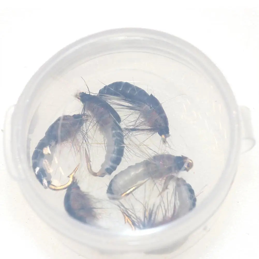 Conjunto de Iscas Artificiais para Pesca - 6 Peças (Nymph Scud Realista para Truta)