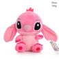 Bonecos de pelúcia Disney Cartoon Azul Rosa Stitch, Brinquedos de anime, Lilo e Stitch, 20cm, Pelúcia Stitch, Brinquedos de pelúcia para crianças, Presentes de Natal.