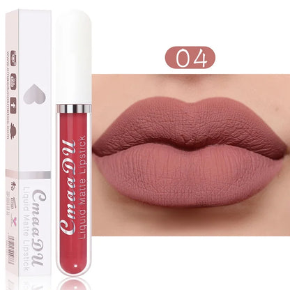 Gloss Labial Matte Sexy de Longa Duração - Velvet Red