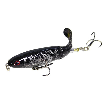 Isca Artificial Whopper Popper 10cm/14cm com Cauda Rotativa Soft - 1 Peça