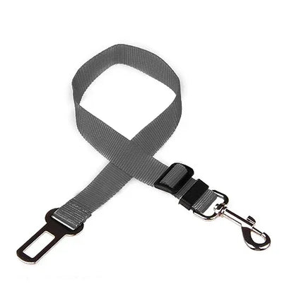 Cinto de Segurança Ajustável para Carro - Cinto de Assento para Pet, Cadeado de Segurança para Cães e Gatos, Arnês e Guia de Tração para Veículos