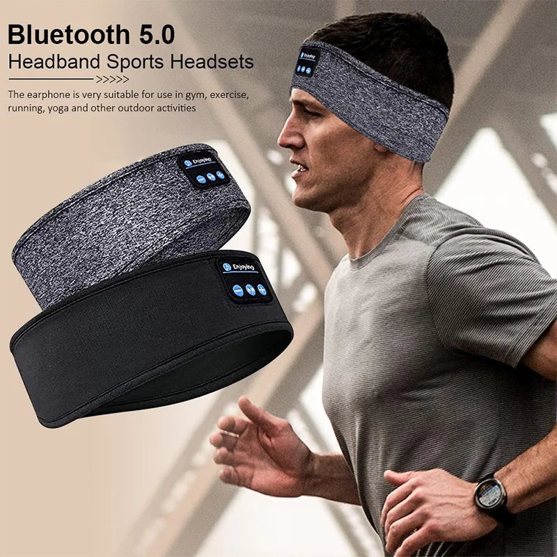 Fone de Ouvido Bluetooth Sem Fio Esportivo Máscara de Olhos Headband Bluetooth - Air Pro Earbuds