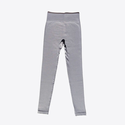Novo Legging de Yoga Seamless com Canelado e Cintura Alta - Calça de Ginástica para Mulheres, Controle de Barriga, Legging Fitness Feminina para Corrida