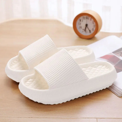 Chinelos Femininos de Plataforma Grossa Cloud EVA, Sola Macia de Almofada