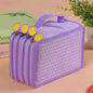 Estojo de Lápis de 72 Compartimentos - Quatro Camadas, Grande Capacidade, Estilo Kawaii, para Armazenamento de Canetas, Volta às Aulas, Suprimentos de Escritório