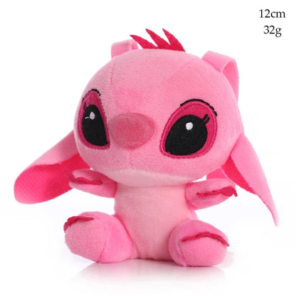 Bonecos de pelúcia Disney Cartoon Azul Rosa Stitch, Brinquedos de anime, Lilo e Stitch, 20cm, Pelúcia Stitch, Brinquedos de pelúcia para crianças, Presentes de Natal.