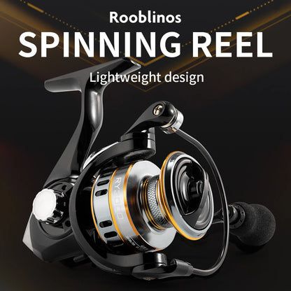 Carretel de Pesca Spinning ROOBLINOS RY - Para Água Salgada e Doce