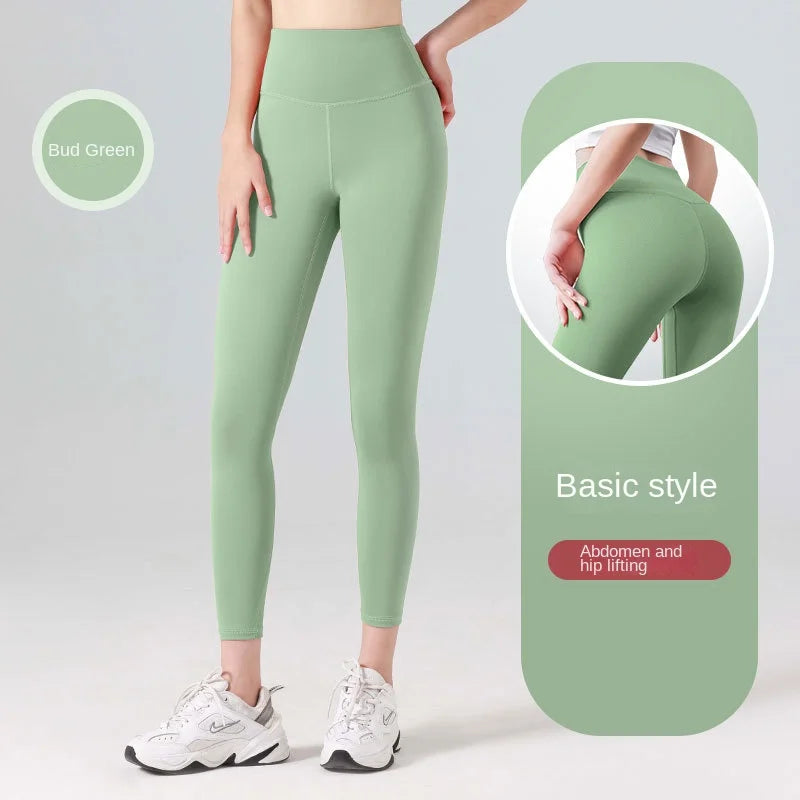 Calças de Yoga Plus Size Sem Costura Cintura Alta Leggings de Ginástica Esportivas Femininas Fitness Legging Controle de Barriga Para Corrida Calças Justas Sexy