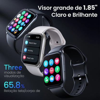 HAYLOU Watch 2 Pro (LS02 Pro) Relógio inteligente 1,85 '' HD Display SpO2 Monitor de frequência cardíaca 100 modos de treino Smartwatch para homens mulheres