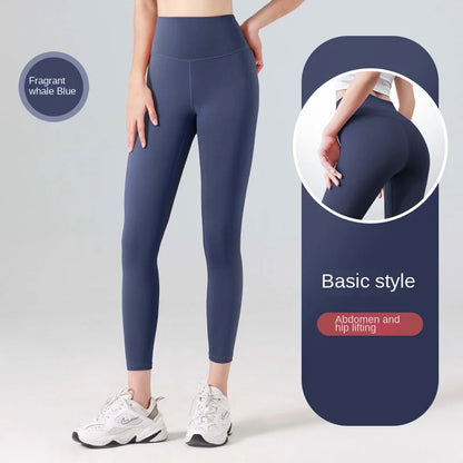 Calças de Yoga Plus Size Sem Costura Cintura Alta Leggings de Ginástica Esportivas Femininas Fitness Legging Controle de Barriga Para Corrida Calças Justas Sexy