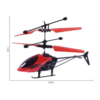 Drone Mini RC Recarregável, Helicóptero RC Remoto à Prova de Quedas - Brinquedo para Crianças
